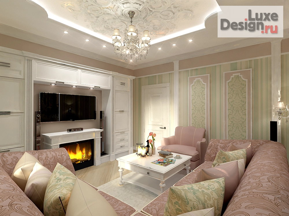Дизайн интерьера гостиной "Дизайн гостиной" (фото 3)