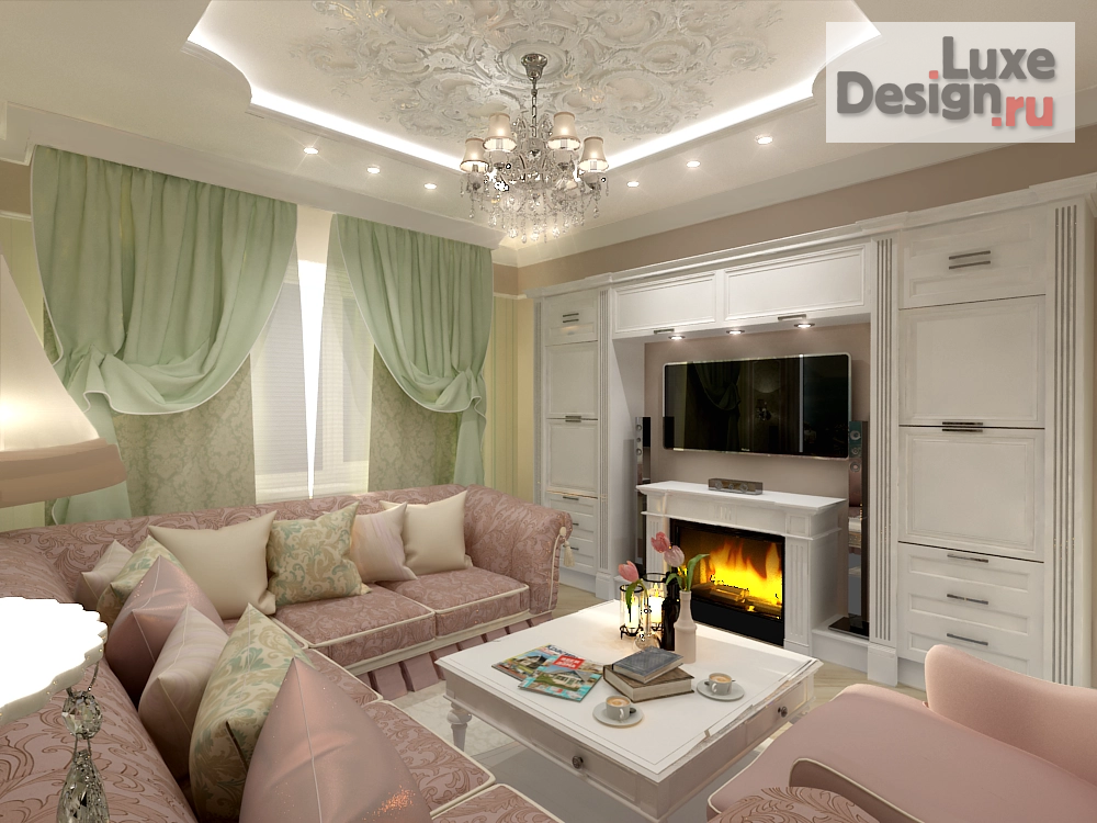 Дизайн интерьера гостиной "Дизайн гостиной" (фото 4)
