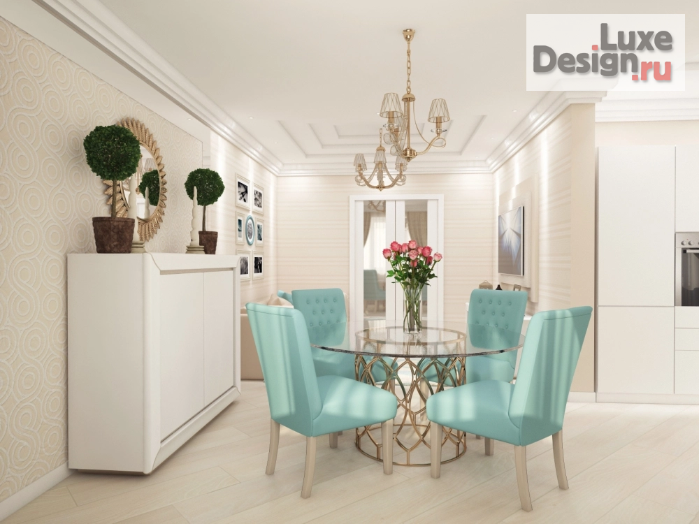 Дизайн интерьера трехкомнатной квартиры "Проект трехкомнатной квартиры" (фото 3)