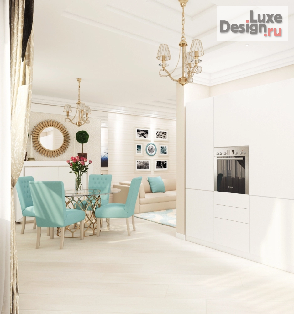 Дизайн интерьера трехкомнатной квартиры "Проект трехкомнатной квартиры" (фото 4)