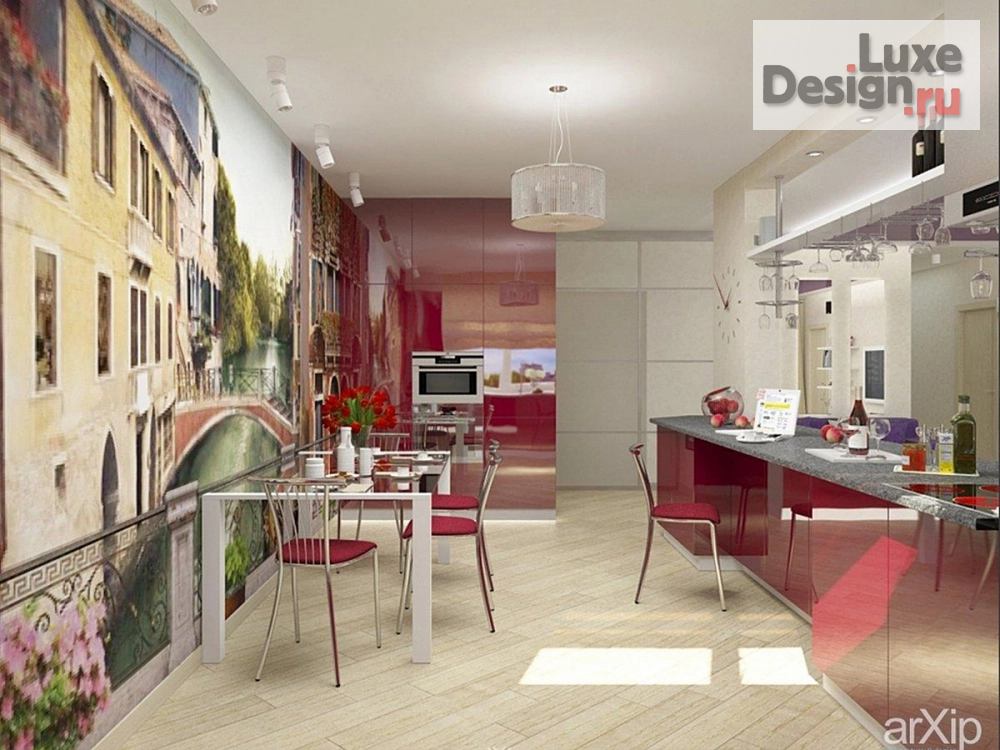 Дизайн интерьера кухни "Проекты кухонь" (фото 6)