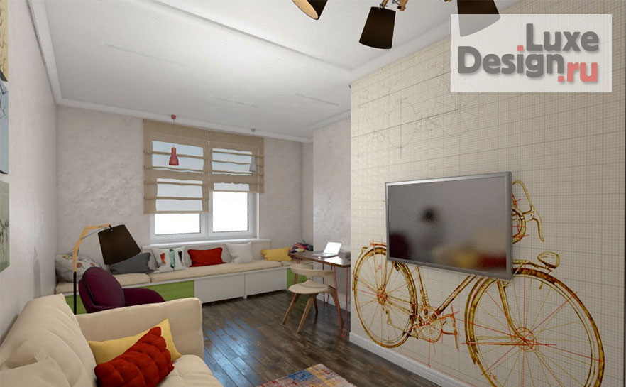 Дизайн интерьера квартиры "КВАРТИРА В ЖК «АЙВАЗОВСКИЙ»" (фото 3)