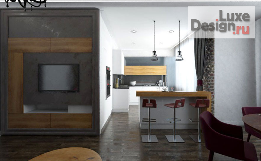 Дизайн интерьера квартиры "КВАРТИРА В ЖК «АЙВАЗОВСКИЙ»" (фото 4)