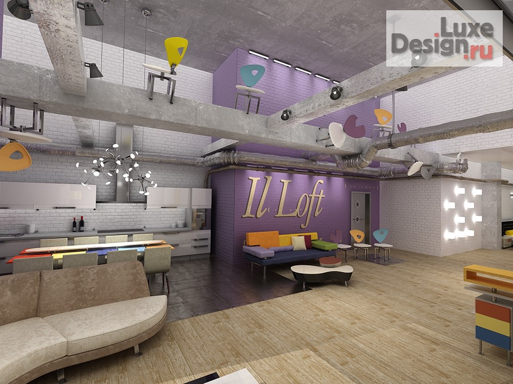 Дизайн интерьера бутика "Проект шоу-рума для мебели фабрики Il loft" (фото 5)