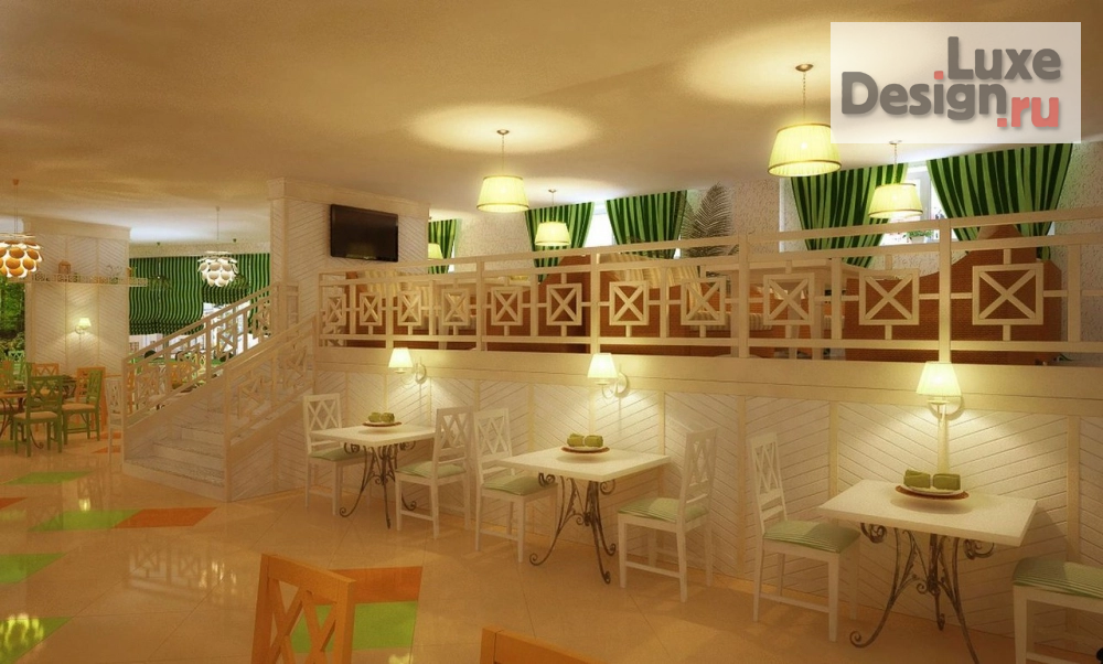 Дизайн интерьера кафе "Дизайн кафе "Капуста"" (фото 13)