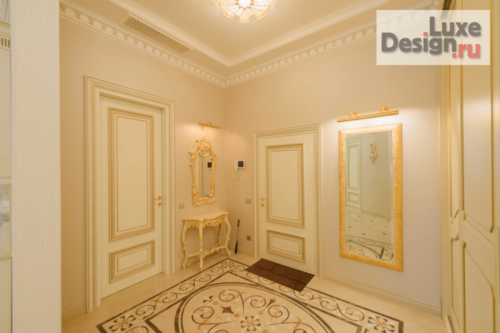 Дизайн интерьера четырехкомнатной квартиры "Проект квартиры в классическом стиле ЖК Ренессанс" (фото 11)