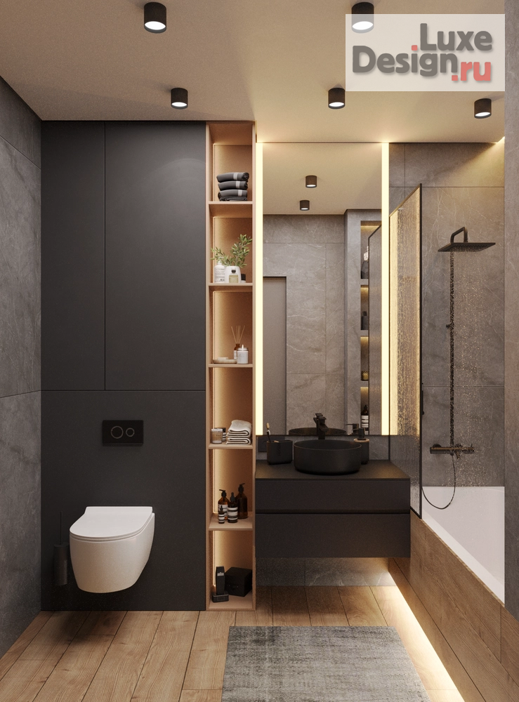 Дизайн интерьера трехкомнатной квартиры "Дизайн квартиры для молодого человека ЖК Лофт" (фото 10)