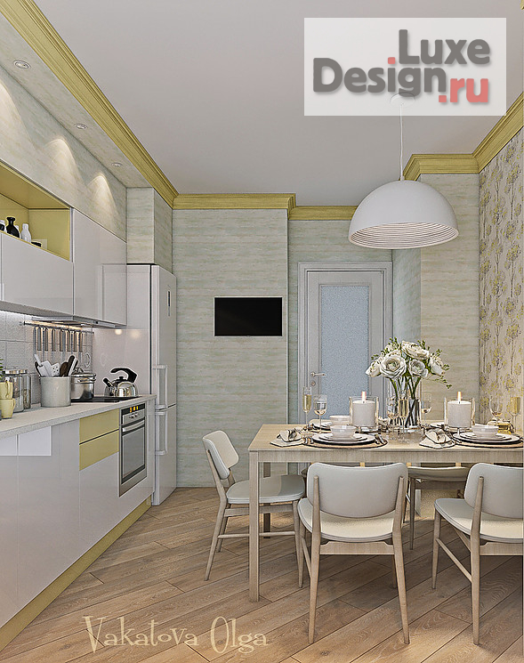 Дизайн интерьера кухни "Интерьер  кухни в стиле минимализм." (фото 5)