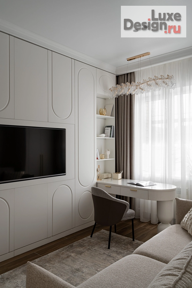 Дизайн интерьера коттеджа "Реализованный дом в стиле неоклассика" (фото 1)