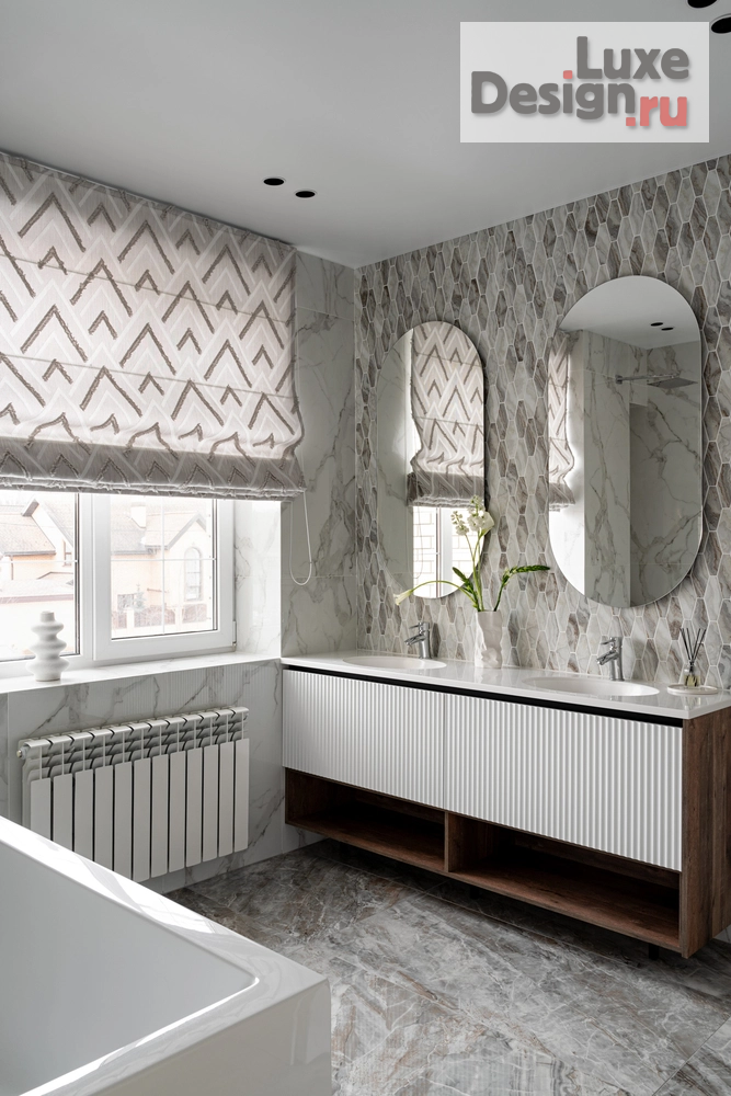 дизайн интерьера санузла "Реализованный дом в стиле неоклассика" (фото 1)