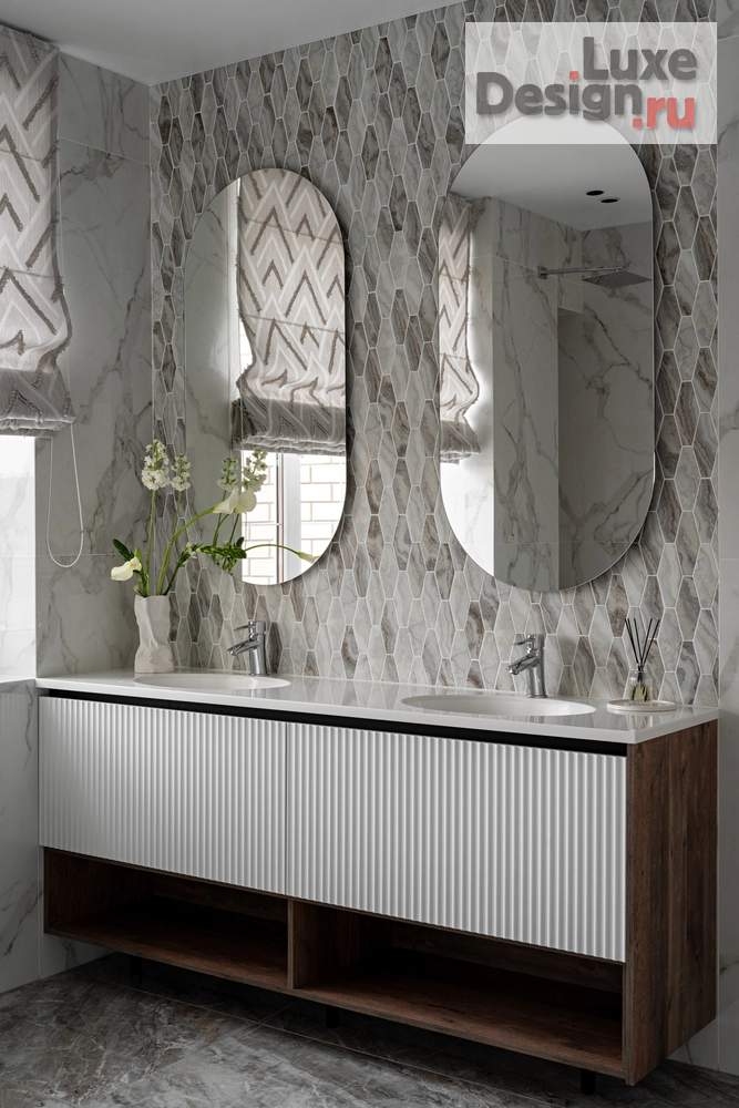 дизайн интерьера санузла "Реализованный дом в стиле неоклассика" (фото 2)