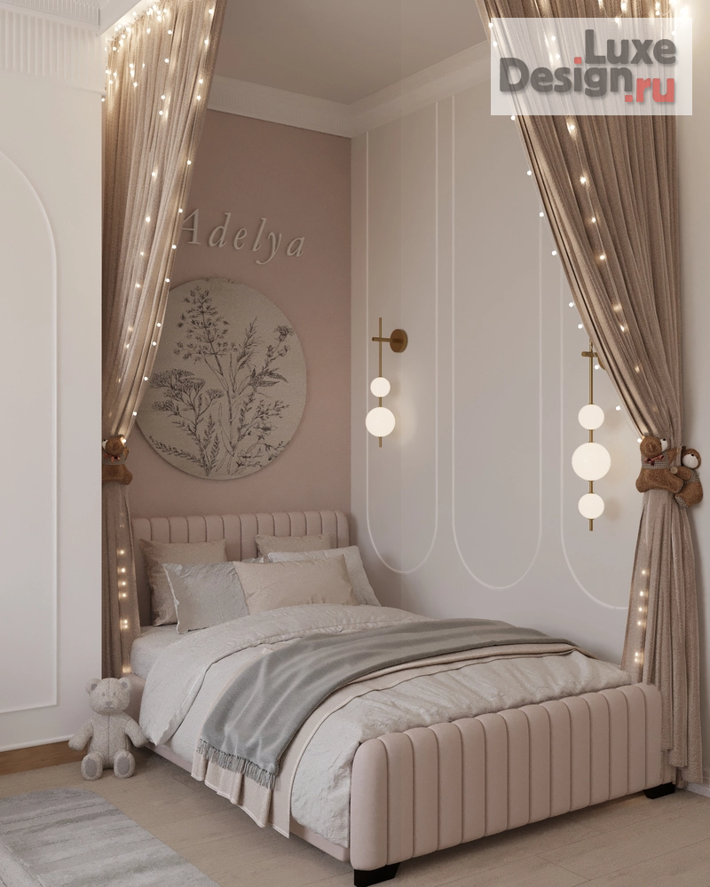 Дизайн интерьера комнаты "Детская для принцессы" (фото 1)