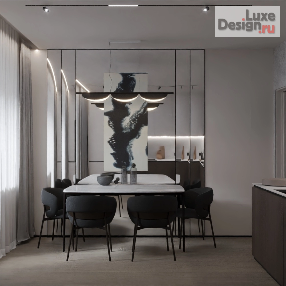 Дизайн интерьера комнаты "Дизайн интерьера комнаты "Дизайн интерьера 3-х комнатной квартиры "ЖК Светлая Долина, г. Казань""" (фото 6)