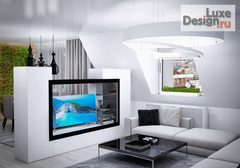 Дизайн интерьера комнаты "ПРОЕКТ СТУДИИ КУХНЯ-ГОСТИНАЯ" (фото 4)