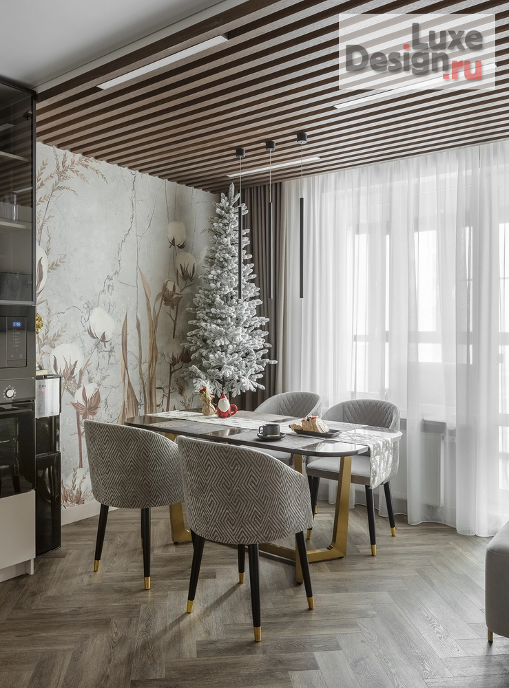 Дизайн интерьера трехкомнатной квартиры "Квартира ЖК Легенда" (фото 2)