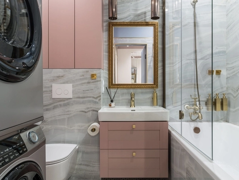 Дизайн интерьера однокомнатной квартиры в Казани "Aurel"