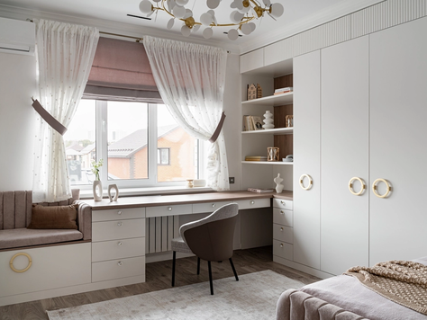 Дизайн интерьера детской в Казани "Реализованный дом в стиле неоклассика"